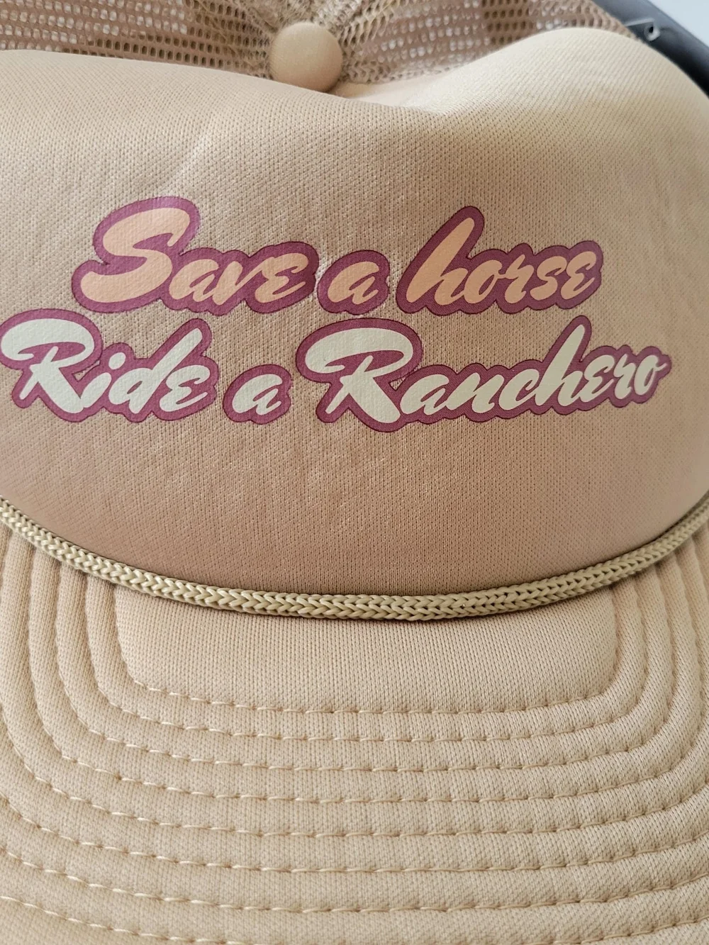 Target Beige Tan Trucker Hat 